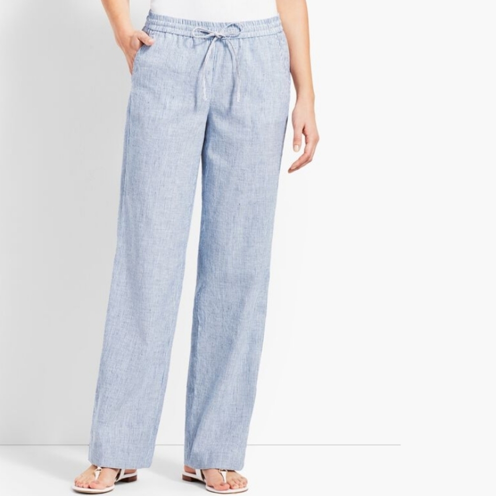Talbots Light Blue Wide Leg Pants